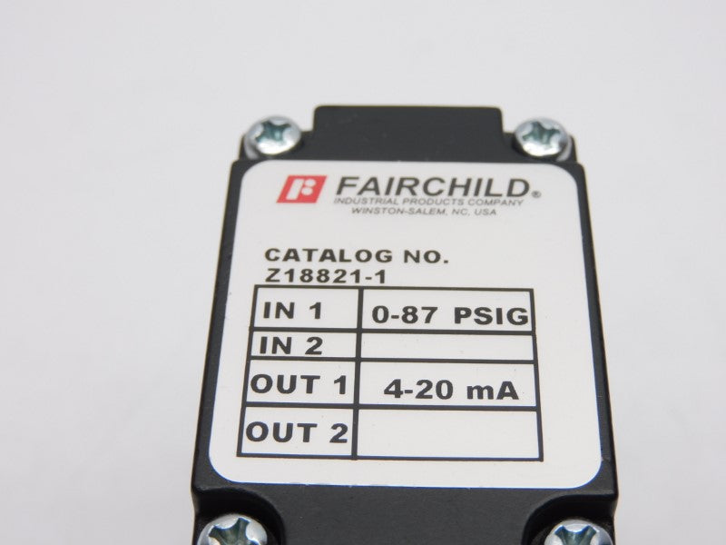FAIRCHILD Z18821-1 0-87PSI NSNP