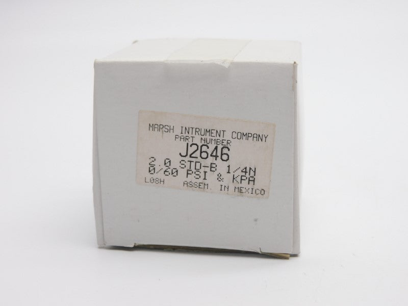 MARSH INSTRUMENT J2646 60PSI NSMP