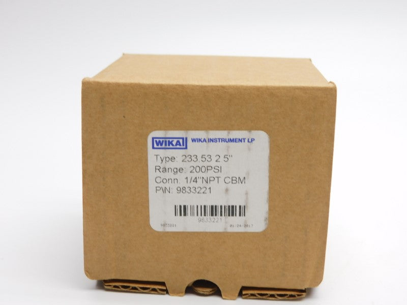 WIKA 9833221 200PSI NSMP