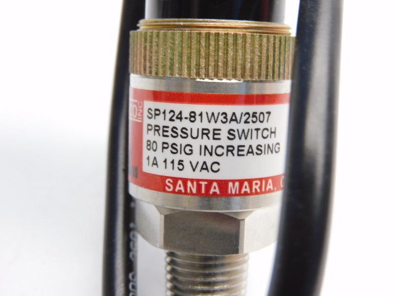 WASCO SP124-81W3A/2507 115VAC 1A 80PSI NSNP