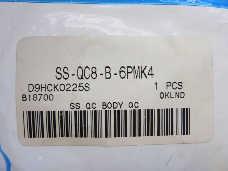 SWAGELOK SS-QC8-B-6PMK4 NSMP