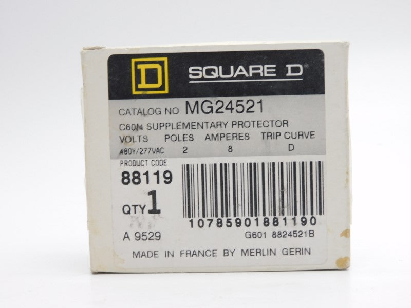 SQUARE D MG24521 277VAC 8A NSMP