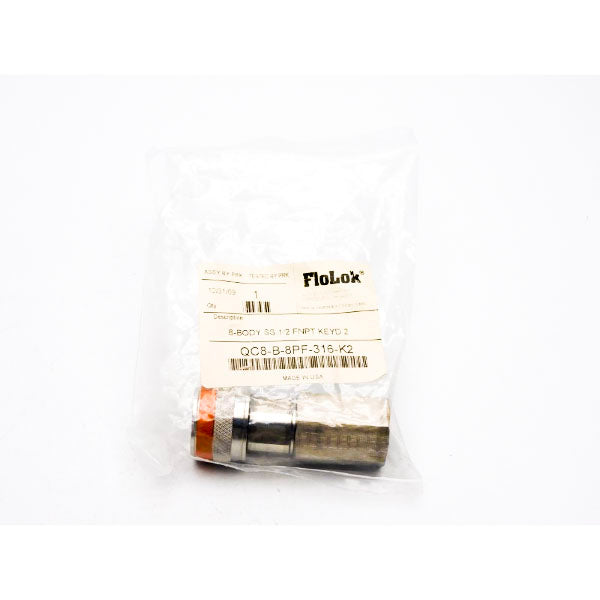 FLOLOK QC8-B-8PF-316-K2 1/2" NSMP