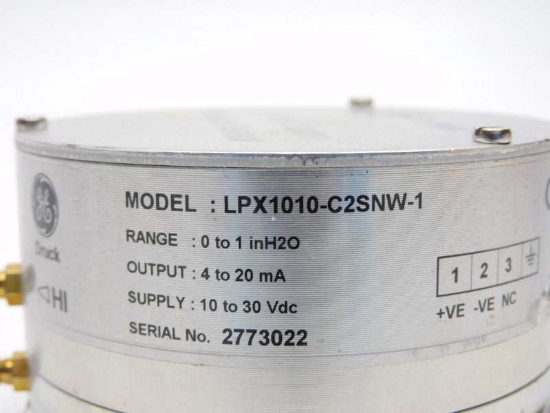 GENERAL ELECTRIC LPX1010-C2SNW-1 10-30VDC  0-1"H2OUNMP