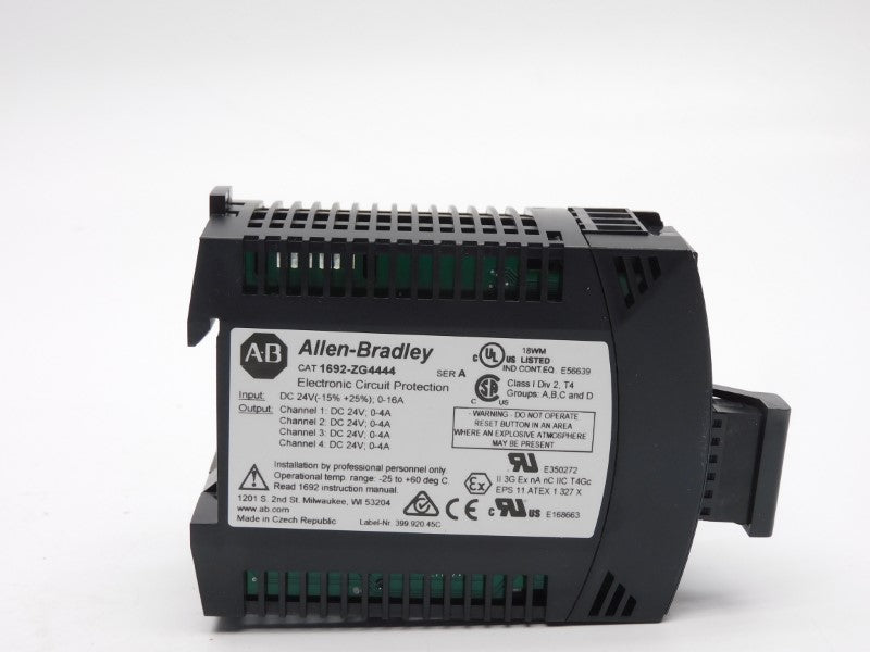 ALLEN BRADLEY 1692-ZG4444 SER. A 24VDC 0-16A (WH) NSMP