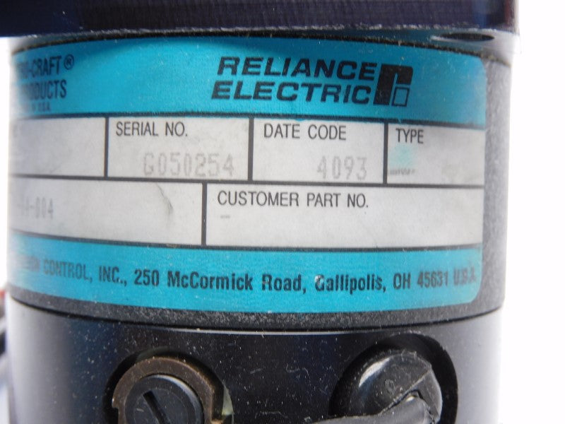 RELIANCE ELECTRIC 0491-04-004 E491 UNMP
