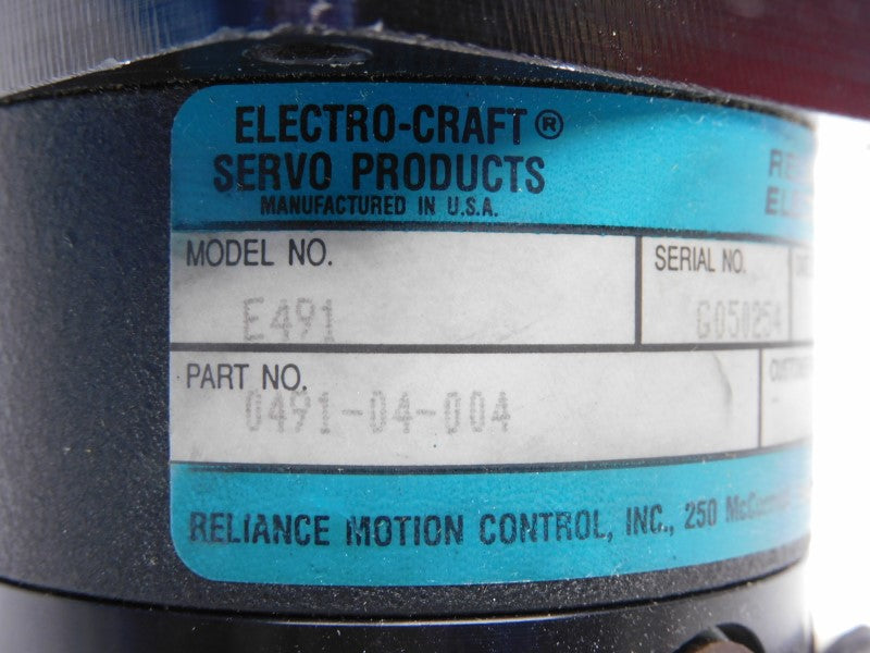 RELIANCE ELECTRIC 0491-04-004 E491 UNMP