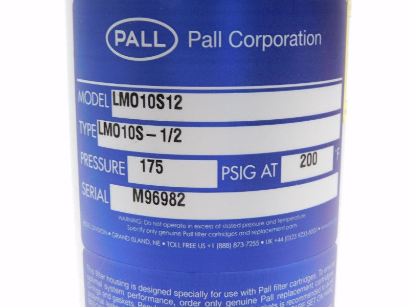 PALL LMO10S-1/2 175PSI NSNP