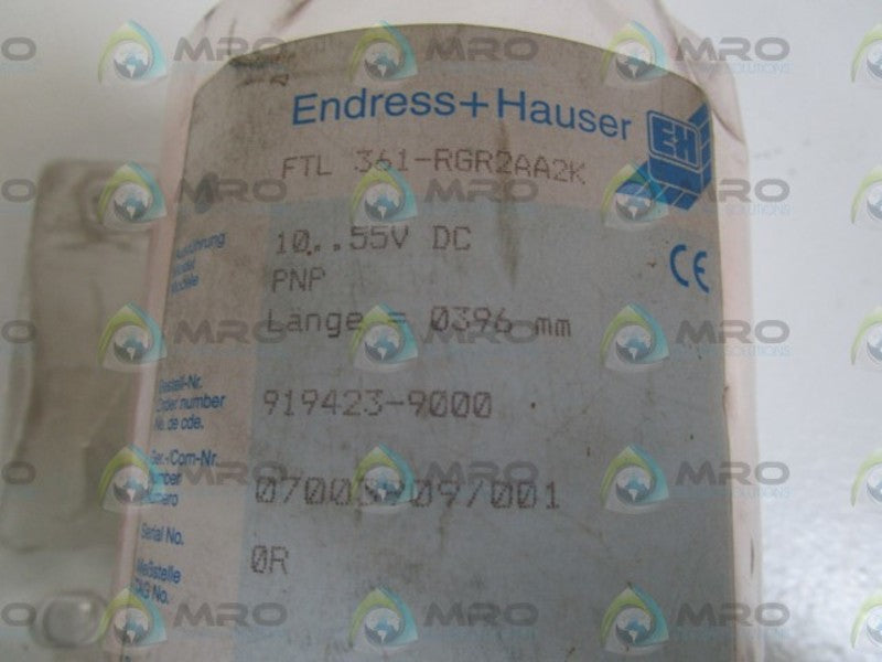 ENDRESS+HAUSER FTL 361-RGR2AA2K NSNP