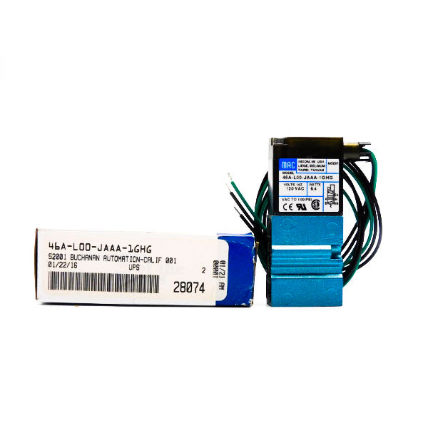 MAC 46A-L00-JAAA-1GHG 120VAC 100PSI NSMP