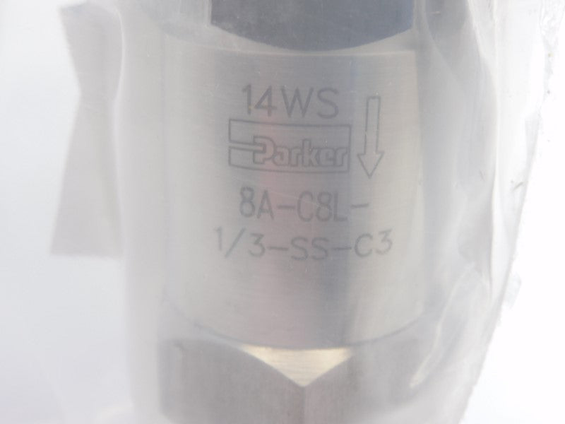PARKER 8A-C8L-1/3-SS-C3 NSMP