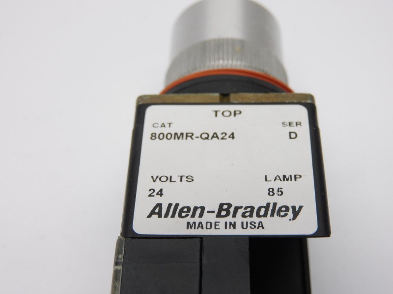 ALLEN BRADLEY 800MR-QA24RA SER. D 24V (WH) NSMP