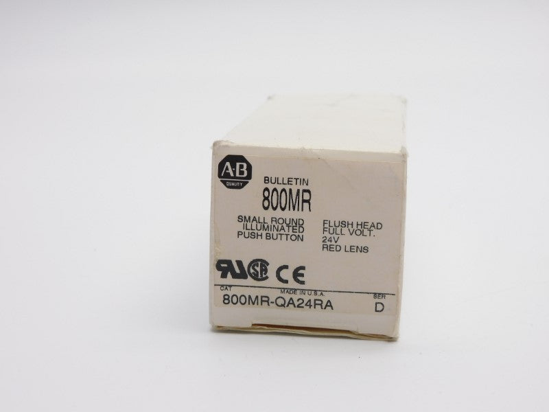 ALLEN BRADLEY 800MR-QA24RA SER. D 24V (WH) NSMP
