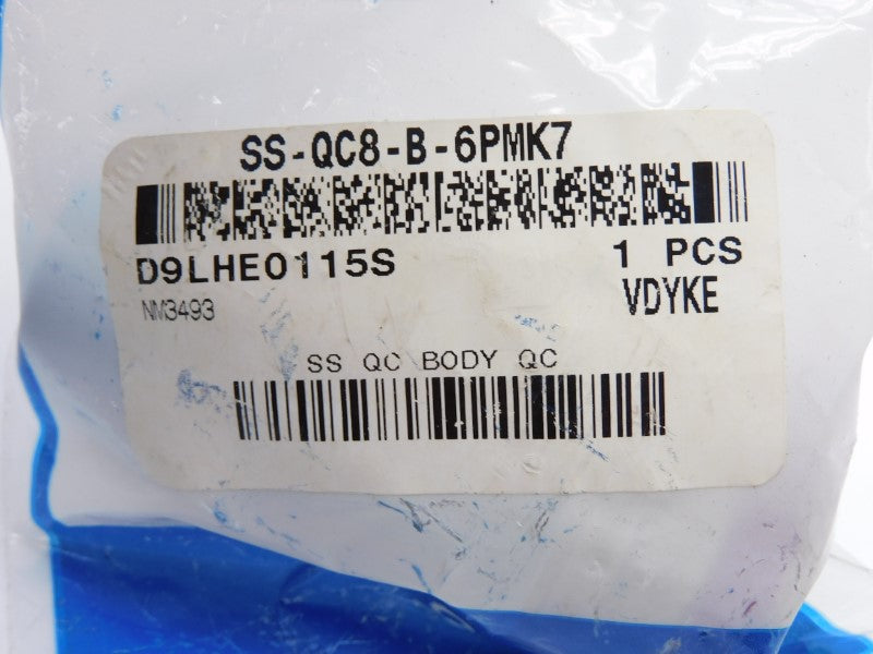 SWAGELOK SS-QC8-B-6PMK7 NSMP
