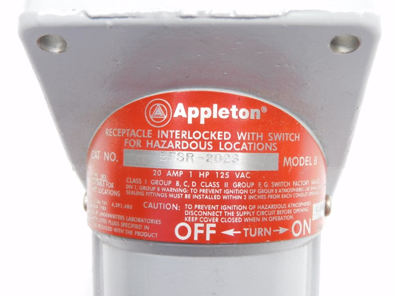 APPLETON EFSR-2023 125VAC 20A NSNP