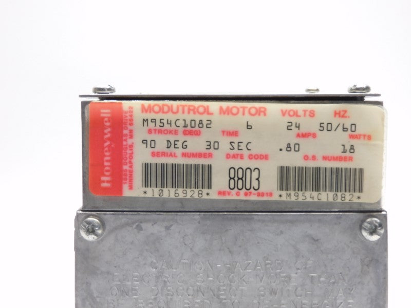 HONEYWELL M954C1082 24V .80A 30S NSNP