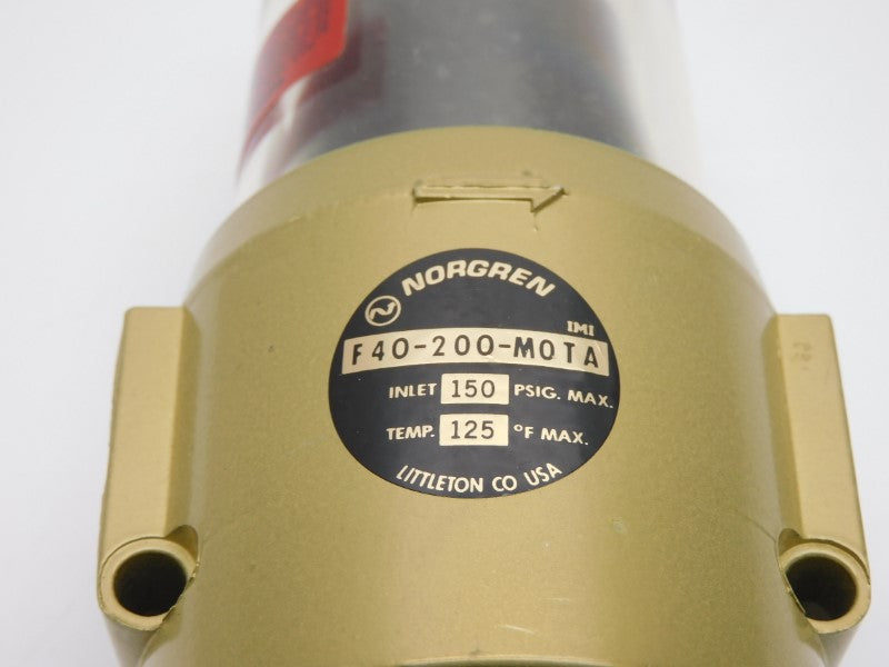 NORGREN F40-200-M0TA 150PSI 1/4" NSMP