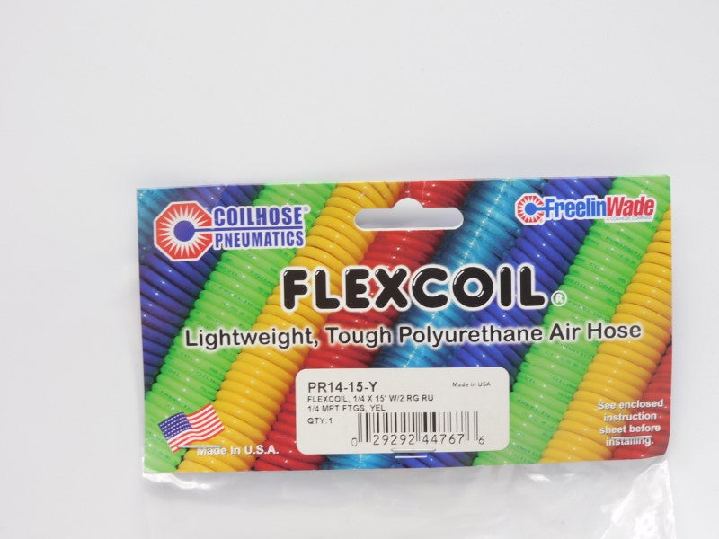 COILHOSE PNEUMATICS PR14-15-Y 15' NSMP