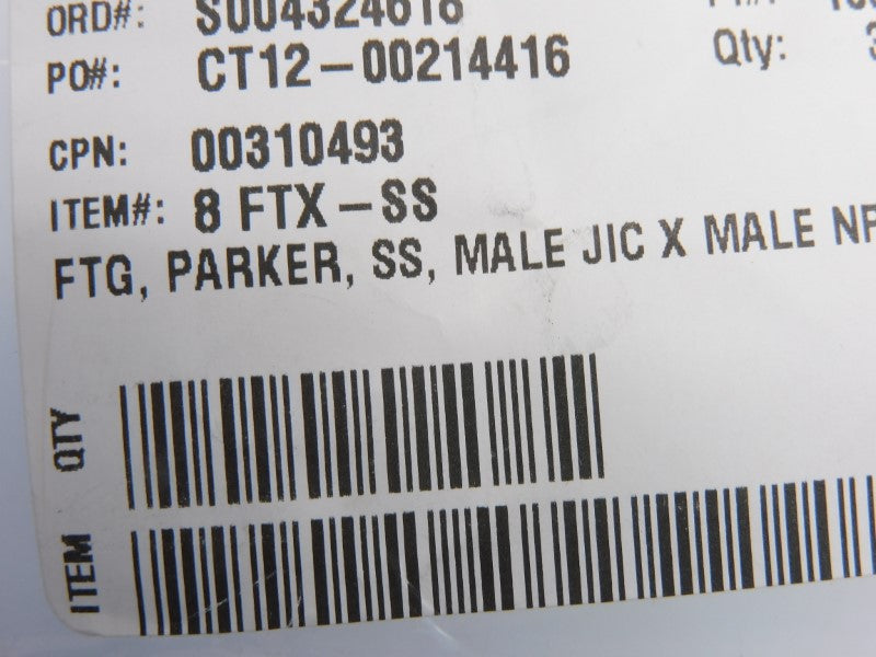 PARKER 8FTX-SS NSNP