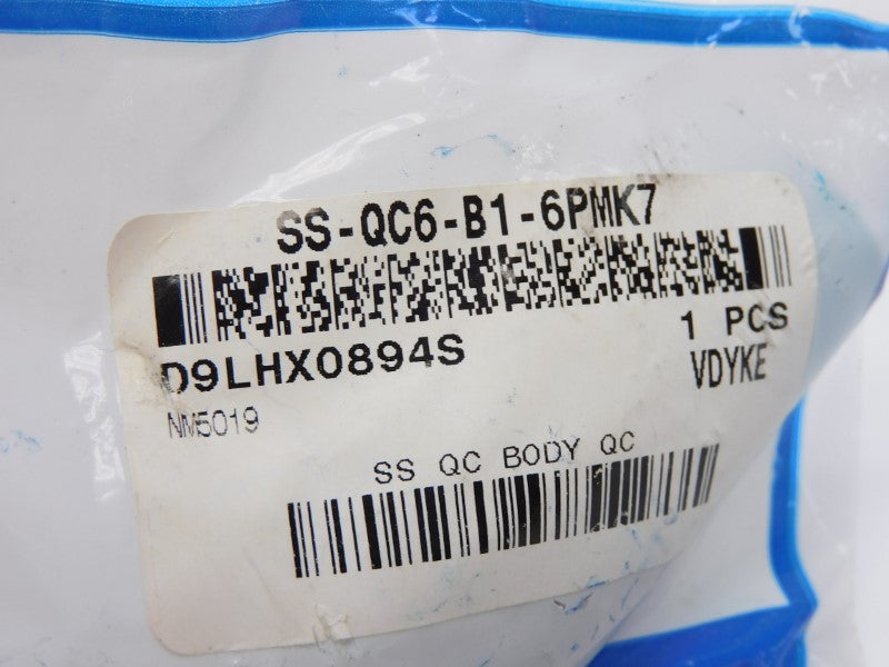 SWAGELOK SS-QC6-B1-6PMK7 NSMP
