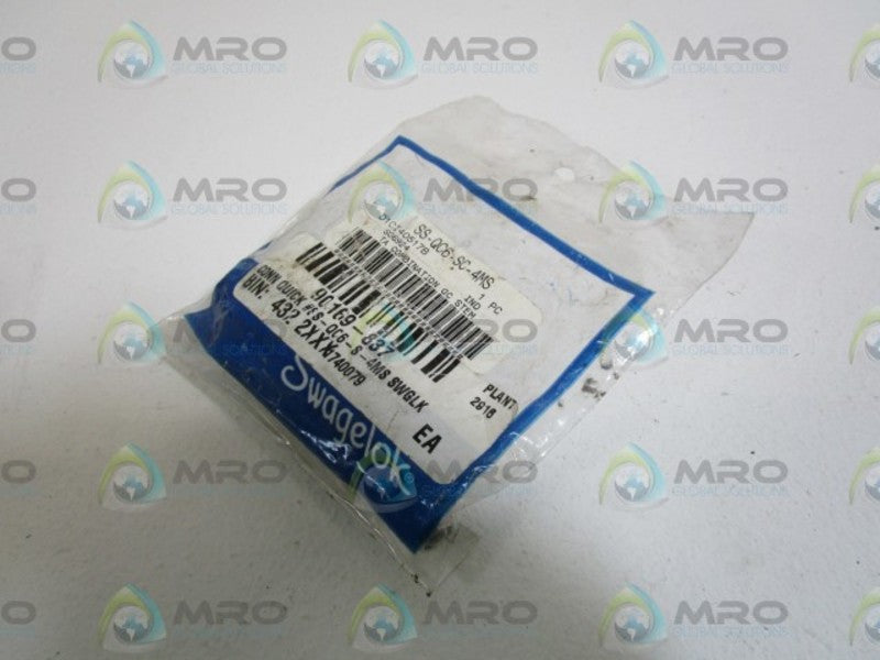 SWAGELOK SS-QC6-SC-4MS NSMP