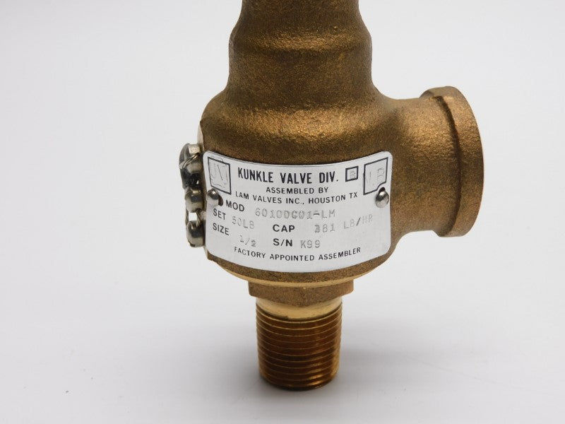 KUNKLE 6010DC01-LM 1/2" NSNP