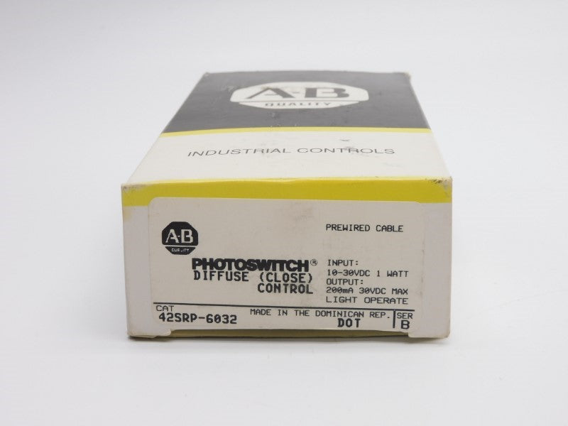 ALLEN BRADLEY 42SRP-6032 SER. B 10-30VDC (BK/YL) NSMP