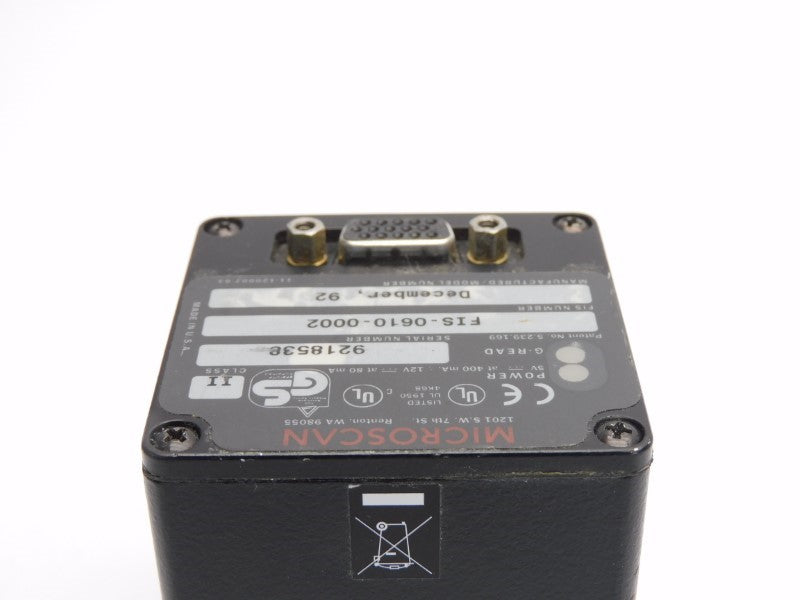 MICROSCAN FIS-06010-0002 MS-610 12V UNMP