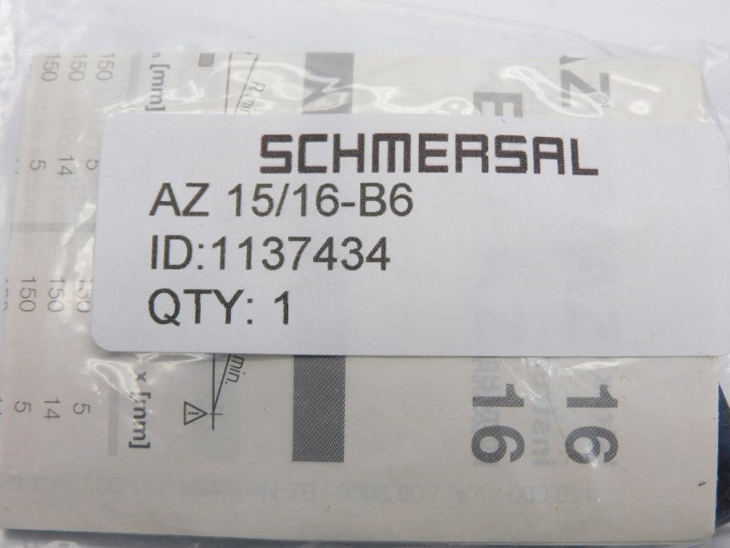 SCHMERSAL AZ15/16-B6 1137434 NSMP