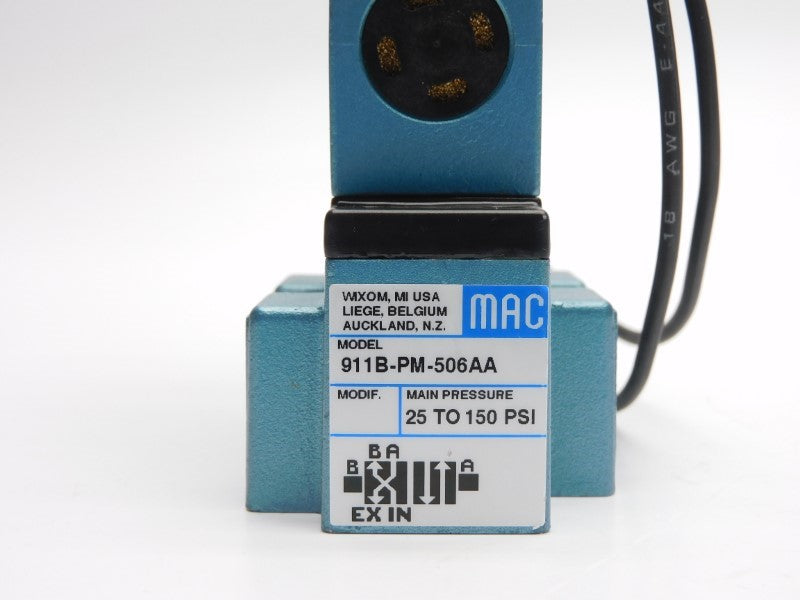 MAC 911B-PM-506AA 24VDC 25-150PSI NSNP
