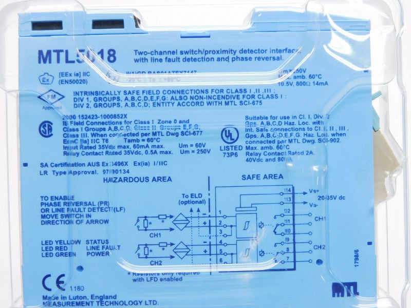 MTL MTL5018 250V 2A NSMP