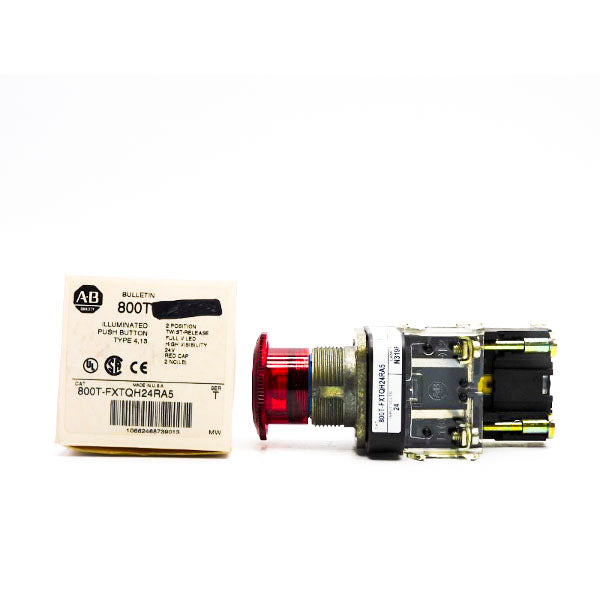 ALLEN BRADLEY 800T-FXTQH24RA5 SER. T 24V (WH) NSMP
