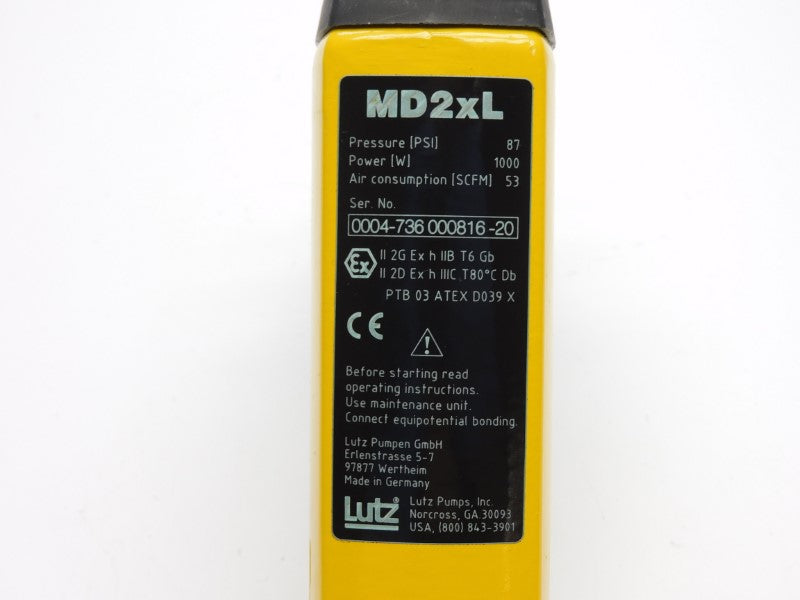 LUTZ MD2XL 87PSI NSNP