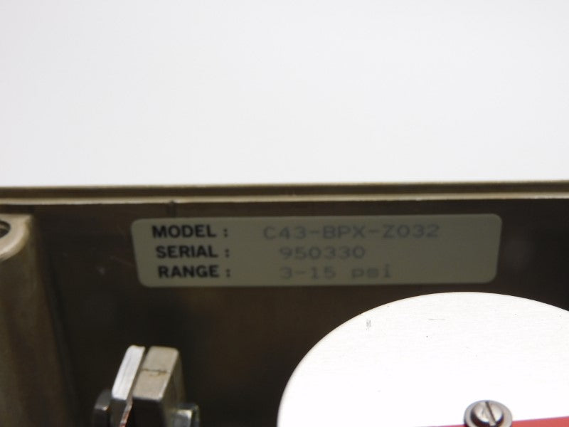 SVF C43-BPX-Z032 3-15PSI NSNP