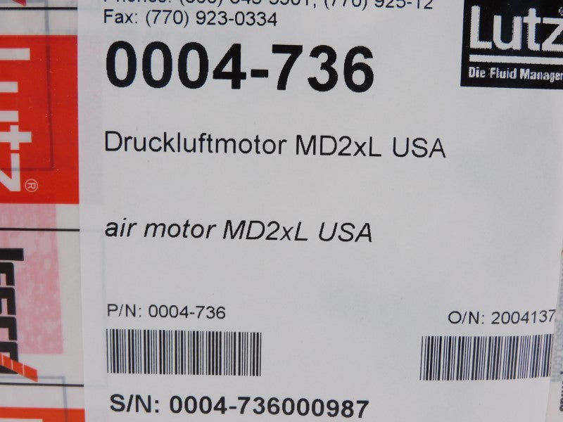 LUTZ 0004-736 MD2XL NSFS
