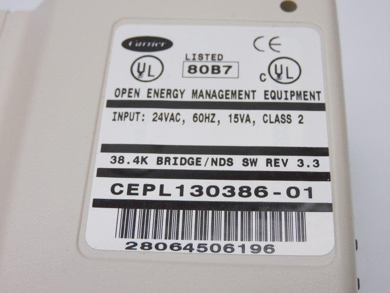 CARRIER CEPL130386-01 24VAC NSMP