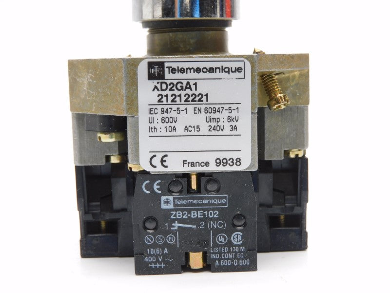 TELEMECANIQUE XD2GA121212221 600V 10A NSMP