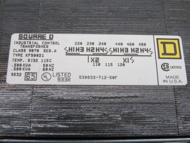SQUARE D 9070KF500D1 SER. A 480V NSMP