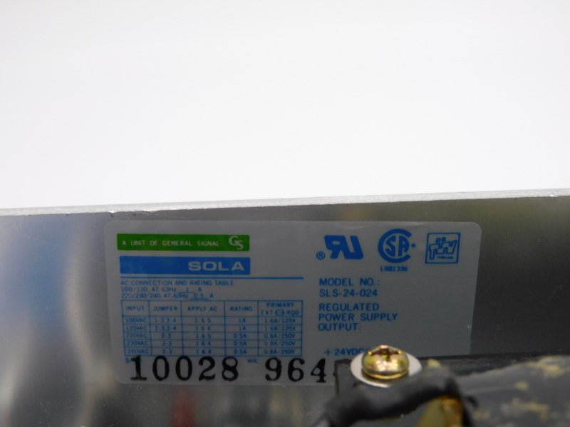 SOLA SLS-24-024 240VAC 0.5A NSNP