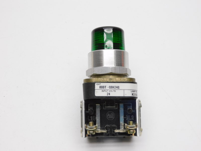 ALLEN BRADLEY 800T-QBH24G SER. T 24V (WH) NSMP