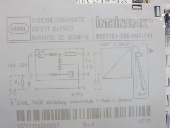 STAHL 9001/51-280-091-141 20-35V NSMP