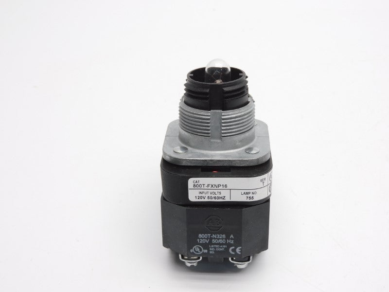ALLEN BRADLEY 800T-FXNP16 SER. T 120V (BR/WH) NSMP