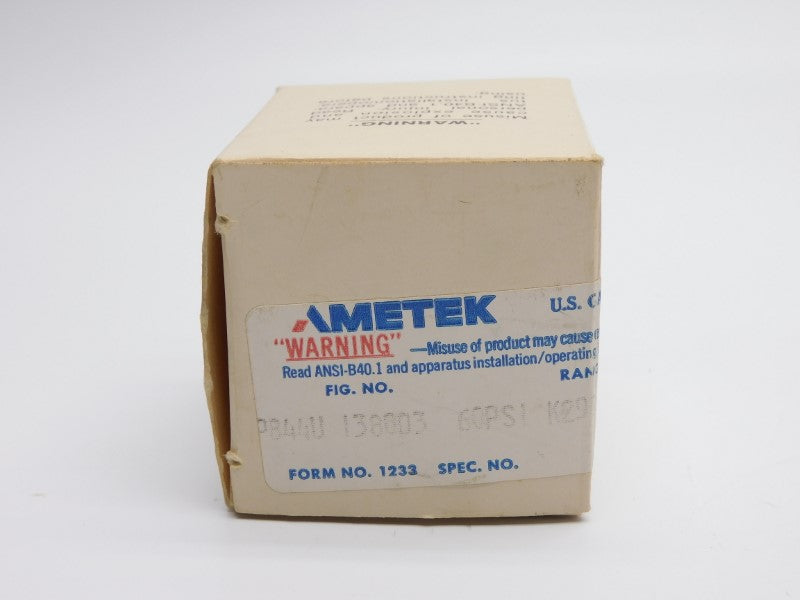 AMETEK PB44U 60PSI NSMP