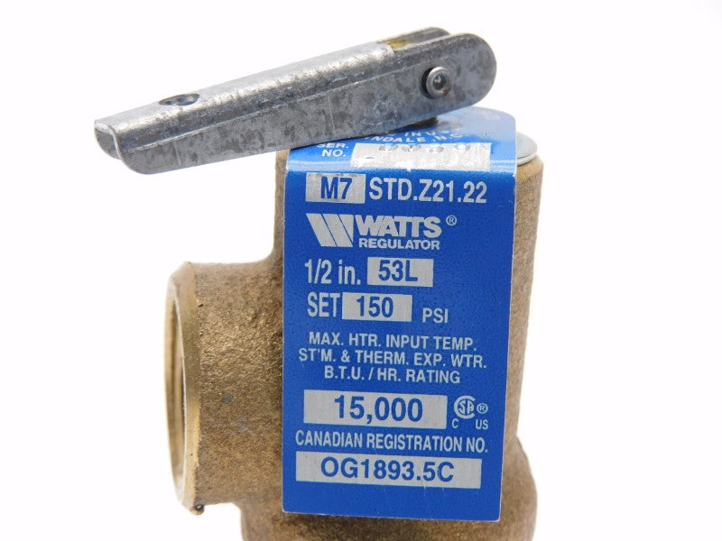 WATTS 0190482 150PSI 1/2" NSMP