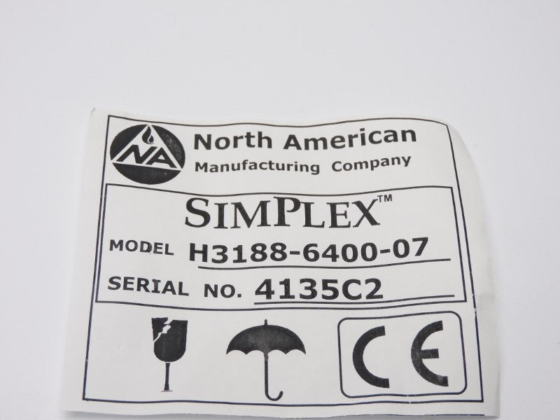NORTH AMERICAN H3188-6400-07 NSNP