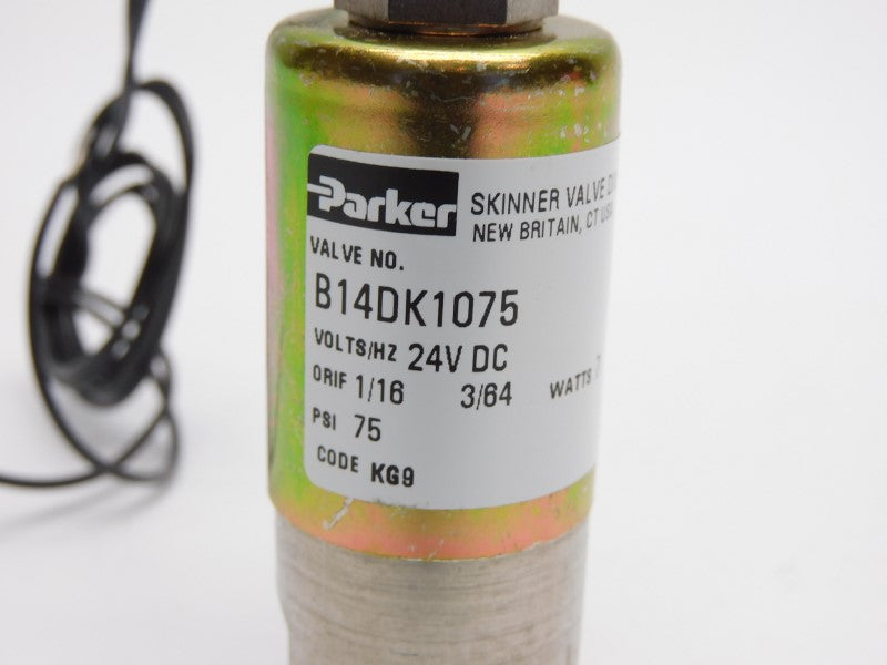 PARKER B14DK1075DC2AC2 24VDC 75PSI 1/16" NSMP