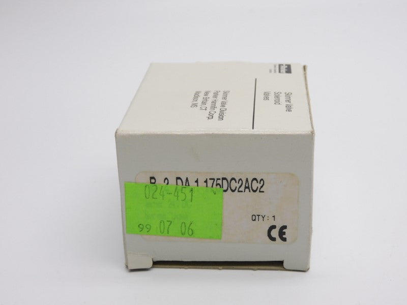 PARKER B2DA1175DC2AC2 24VDC 175PSI 1/16" NSMP