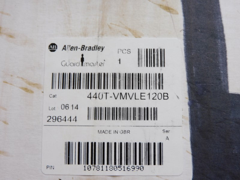 ALLEN BRADLEY 440T-VMVLE120B SER. A (WH) NSMP