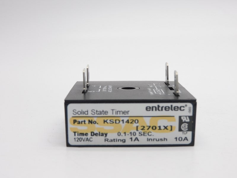 ENTRELEC KSD1420 120VAC 10A 0.1-10S NSMP