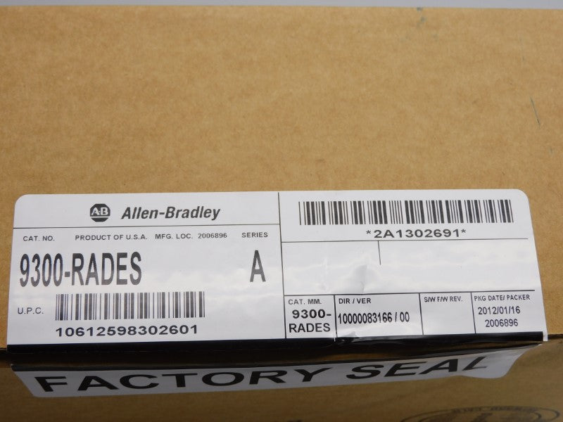 ALLEN BRADLEY 9300-RADES SER. A (BR/WH) NSMP